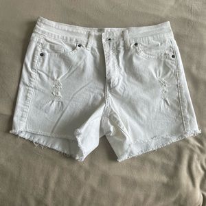 NWOT O’Neill Womens White Denim Cutoff Shorts